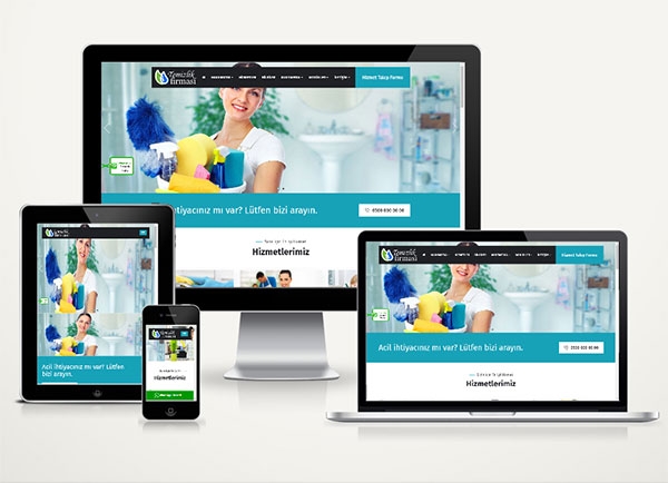 Temizlik Web Paketi Soft Aqua 4