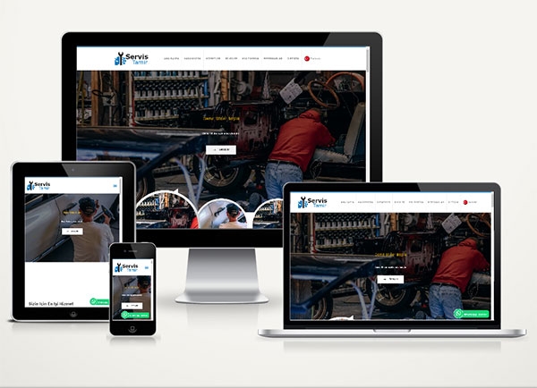 Servis / Tamirci Web Sitesi Paketi Soft Movn v4.0